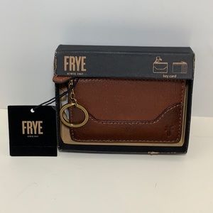 Frye Keychain Wallet Cognac